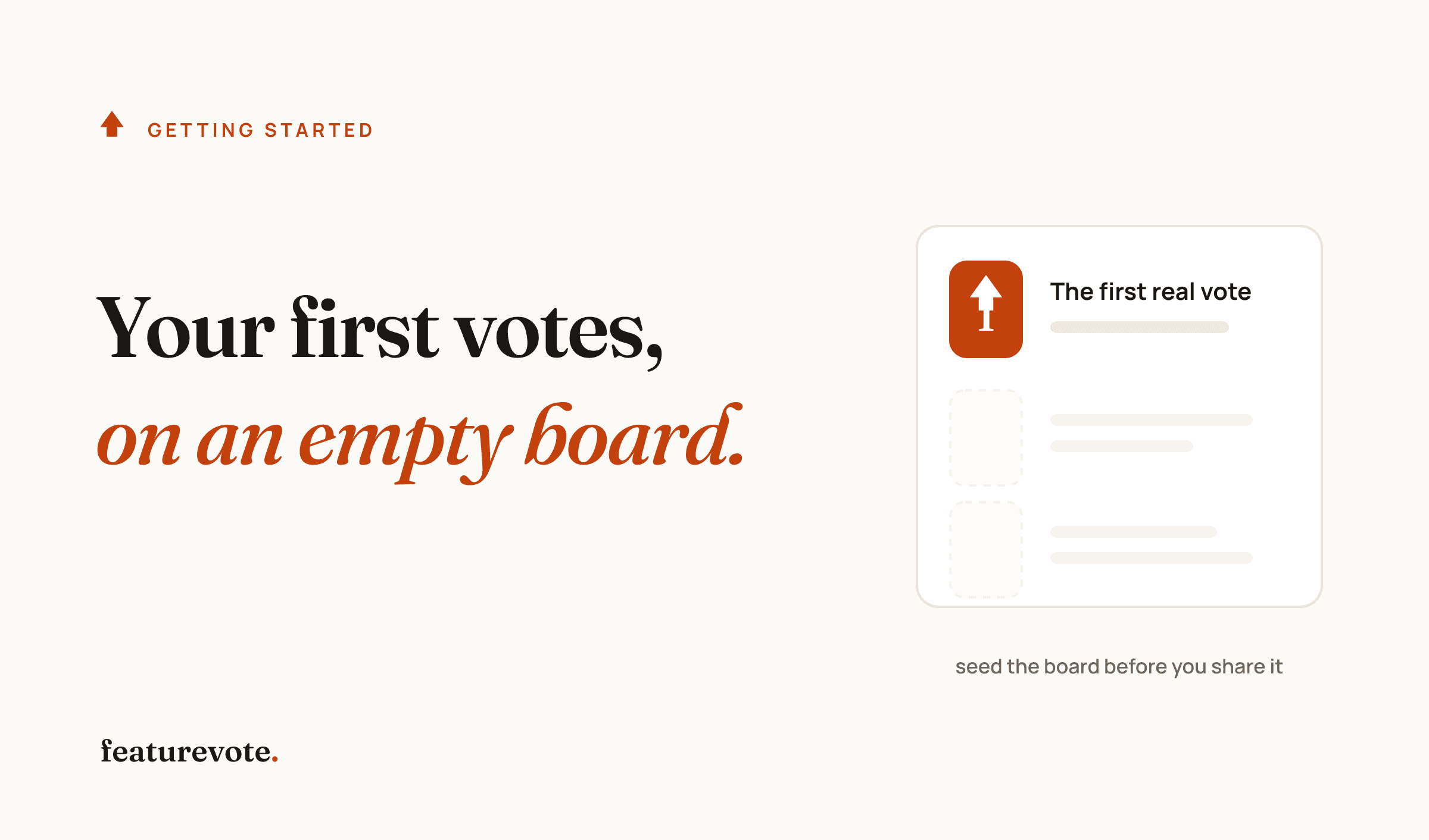 Cover Image for How to Get Your First Feature Votes (When Your Board Is Empty)